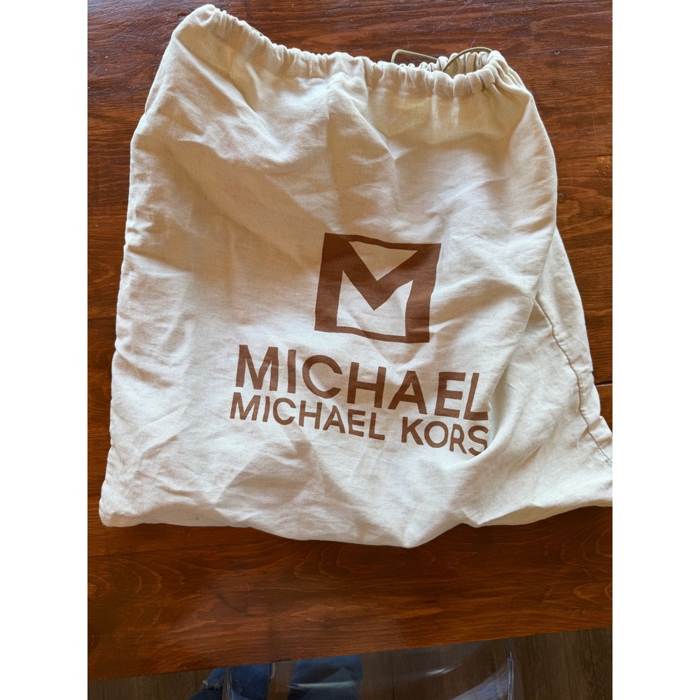 Michael Michael Kors‎ Silver Metallic Tote Bag w/ Dust Bag - Picture 3 of 10